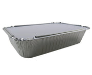 Colored Disposable Aluminum 3.75 Pound Carryout pan w/ Board Lid #3227L KitchenDance
