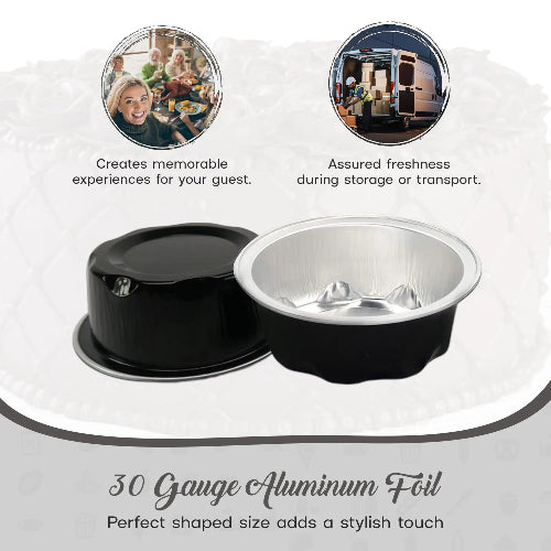 2 oz. Disposable Colored Aluminum Foil Cup #A3NL KitchenDance