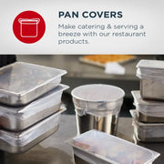 PanSaver 9 & 11 Quart Ovenable Round Pan Covers- Case of 50 Pansaver