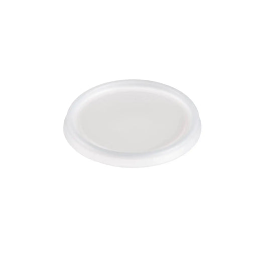 Dart 6 oz. Translucent HIPS Plastic Non-vented Lid - Sleeve of 100 - #6JLNV Dart Container