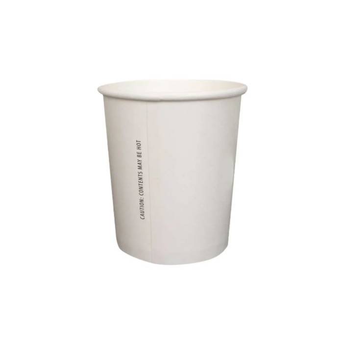 Prime Source 32 oz. White Paper Food Cup with Lid - Pack of 25 -  #75000399
