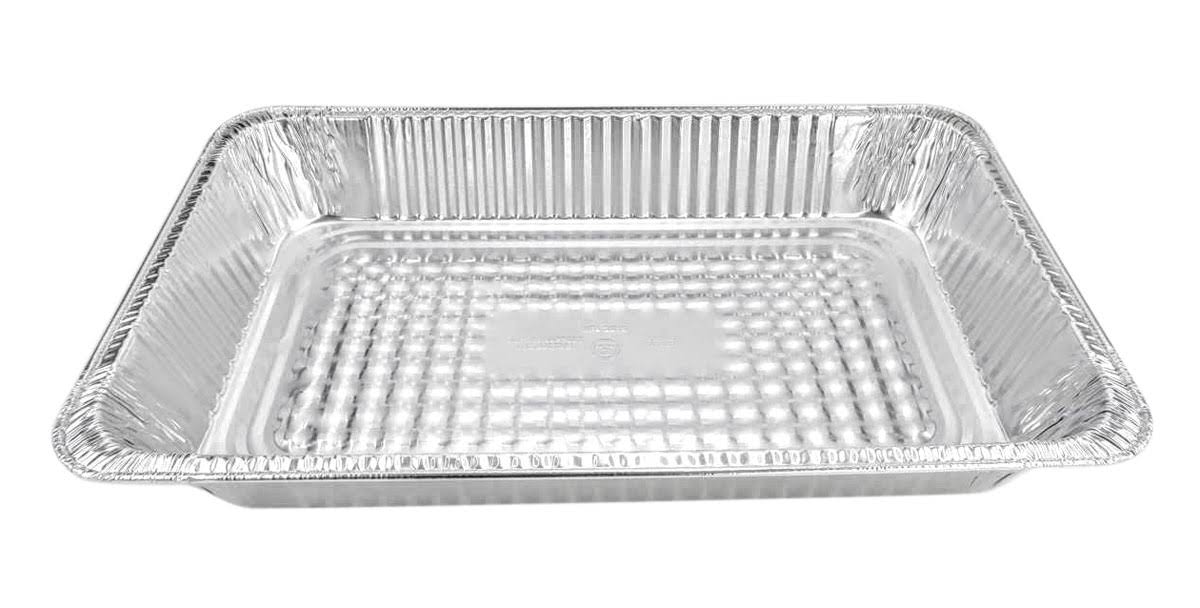 Bandeja de aluminio desechable para mesa de vapor de tamaño completo, profundidad media, n.° 7800