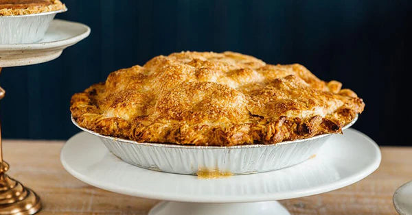 KitchenDance 8" Heavyweight Disposable Aluminum Pie Pan - #KD-841