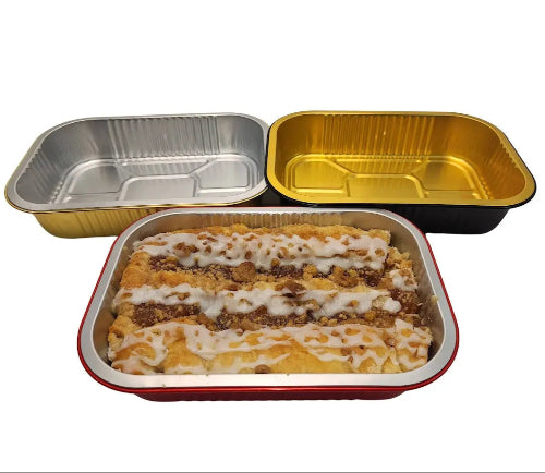 8" x 5" Colored Heavy Aluminum Entrée Pan #A67NL KitchenDance