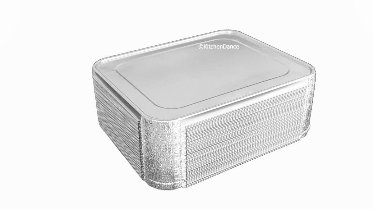 Disposable Foil Lid for Full Size Steam Table Pan - Pack of 50   #8900