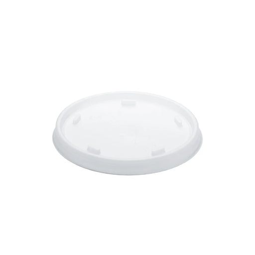 Dart 8 oz. Translucent Plastic Straw-Slotted Lid - Sleeve of 100 - #8SL Dart Container
