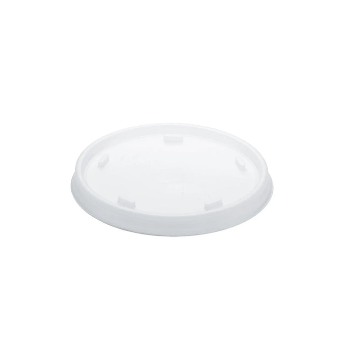 Dart 8 oz. Translucent Plastic Straw-Slotted Lid - Sleeve of 100 - #8SL Dart Container