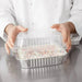 9" Square  Disposable Foil Cake Pan with Clear Dome Lid    #1100P Durable Packaging