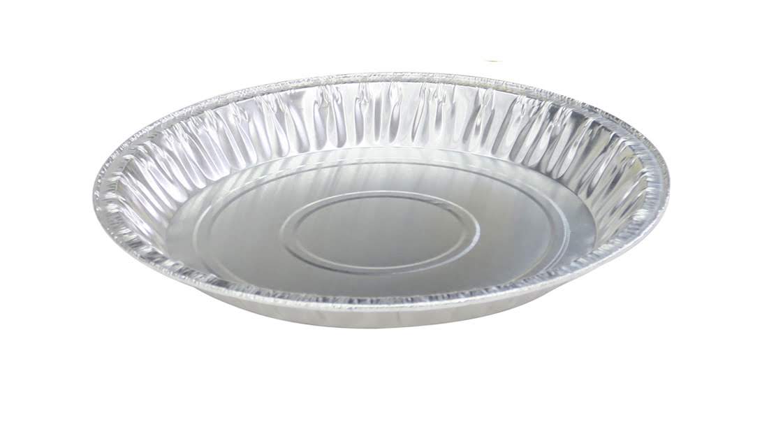 9" Disposable Aluminum Foil Pie Pan - Medium Depth   #901