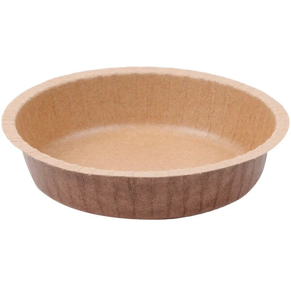 10 oz. Kraft Ovenable Paper Round Baking Cup - #91088