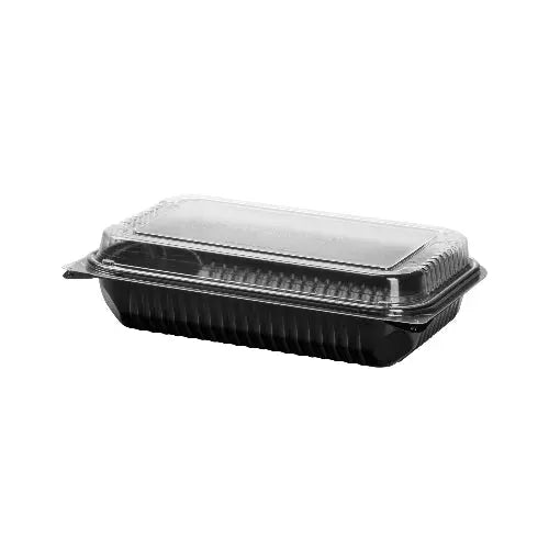 Dart Solo 11.5x8" MPS Plastic Hinged Lid Entree Container - #919017-PM94