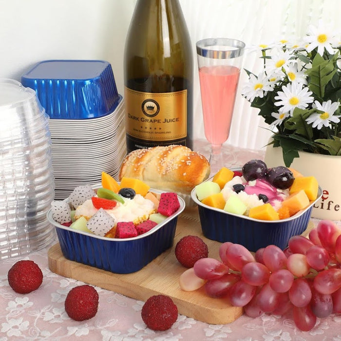 11 oz. Colored Aluminum Foil Dessert Pans - #A24NL