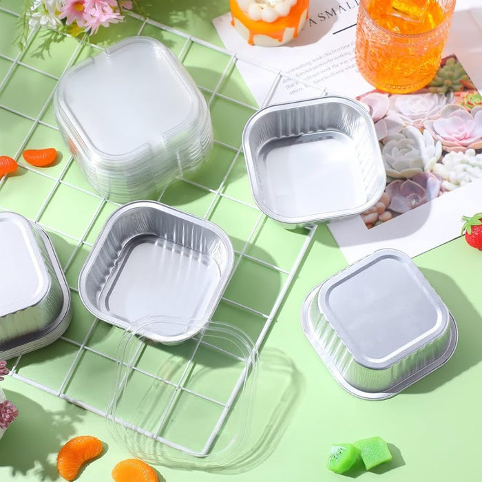 11 oz. Colored Aluminum Foil Dessert Pans - #A24NL