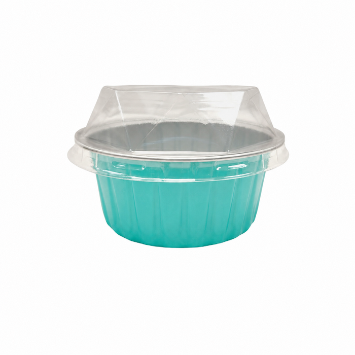 4.5 oz. Colored Aluminum Ramekin or Dessert Cup with Lid #A35P