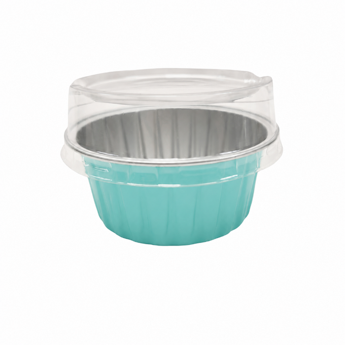 4.5 oz. Colored Aluminum Ramekin or Dessert Cup with Lid #A35P
