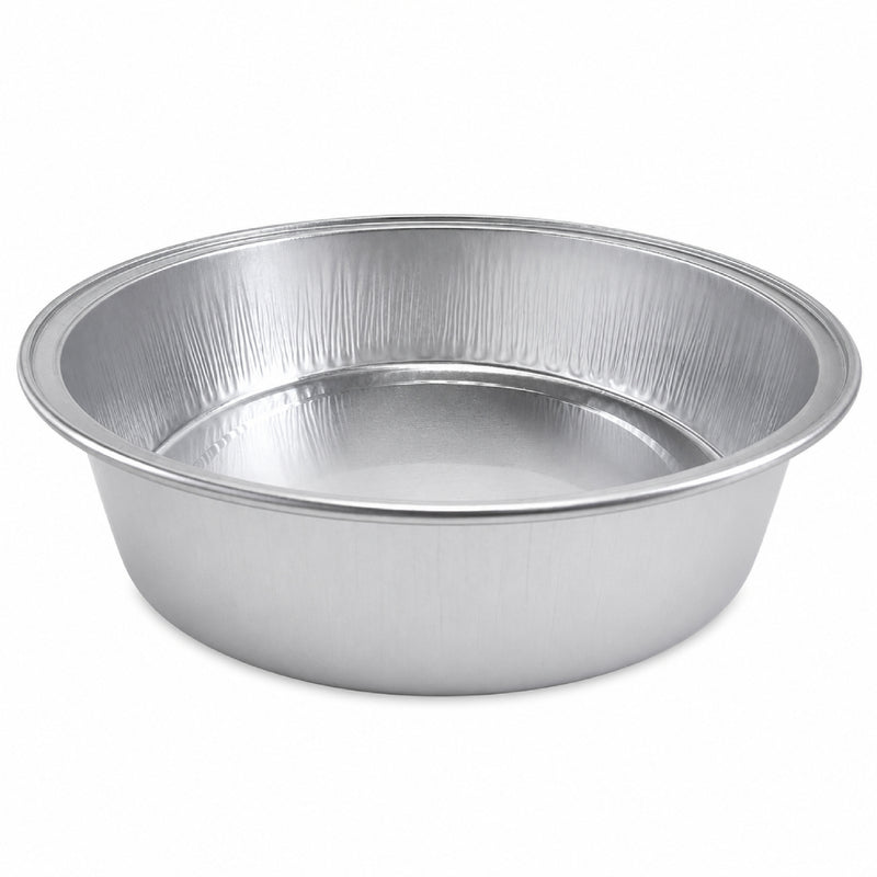 8 oz. Smooth wall Disposable Round Foil Pan - #A42NL