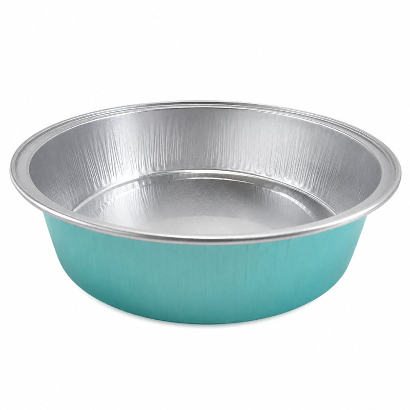 8 oz. Smooth wall Disposable Round Foil Pan - #A42NL