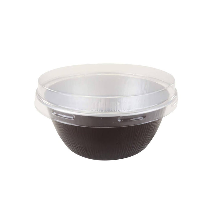 4 oz. Colored Foil Ramekins / Baking Cups with Plastic Lid - #A50P