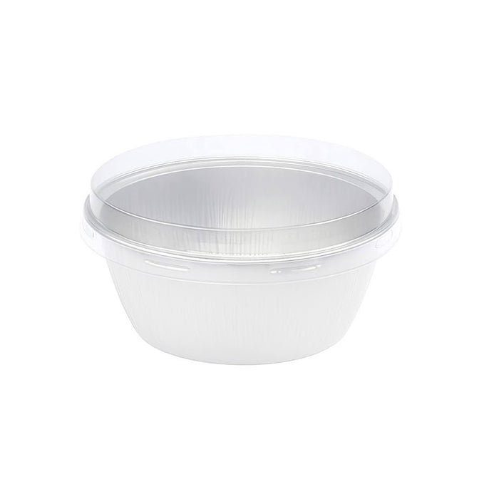 4 oz. Colored Foil Ramekins / Baking Cups with Plastic Lid - #A50P