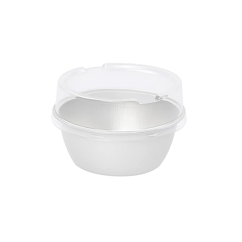 4 oz. Colored Foil Ramekins / Baking Cups with Plastic Lid - #A50P