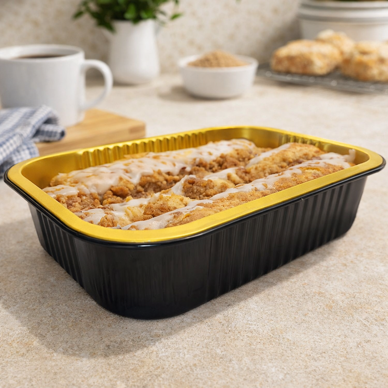 8" x 5" Colored Heavy Aluminum Entrée Pan #A67NL