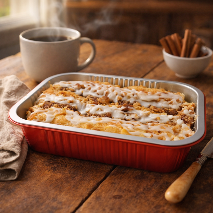 11" X 7" Colored Heavy Aluminum Entrée or Cake Pan - #A71NL