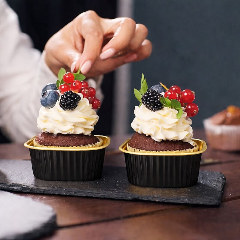 11 oz. Colored Aluminum Foil Dessert Pans - #A24NL
