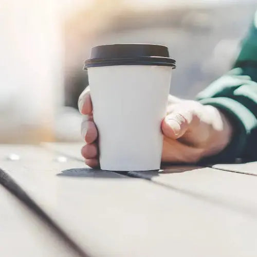 Prime Source 12 oz. White Paper Double Wall Hot Cup - #75000434 Prime Source