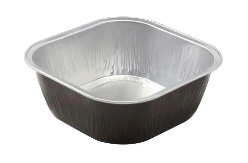 4" Square Colored Aluminum Foil Dessert Pan #A6NL KitchenDance