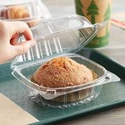 Dart 6" Clear OPS Plastic Sandwich Container - #C57PST1 Dart Container