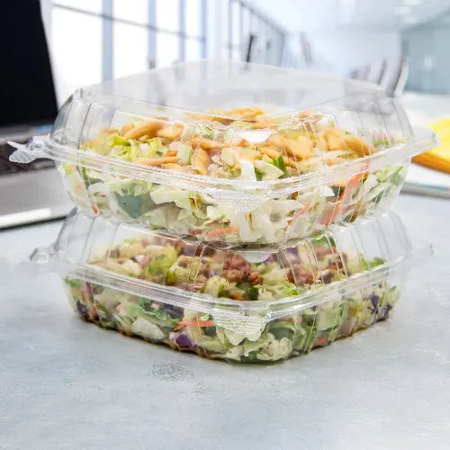 Dart 8" Clear Medium OPS Plastic Container - #C90PST1