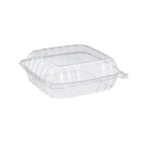 Dart 8" Clear Medium OPS Plastic Container - #C90PST1