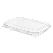 Safe-T-Chef 9 x 6 Tamper Evident & Tamper Resistant Microwaveable Flat Lid Clamshell, 24 oz. - #C9624 Inline Plastics