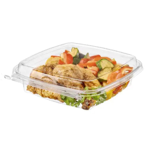 microwavable and dishwasher safe plastic clamshell to go containers C9944D