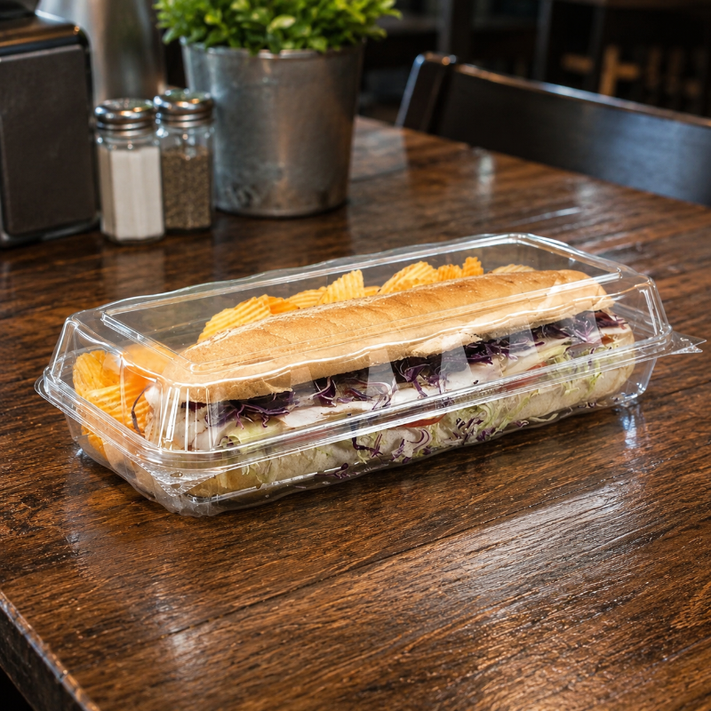 13 x 6 Hinged Bakery Container #CF6095