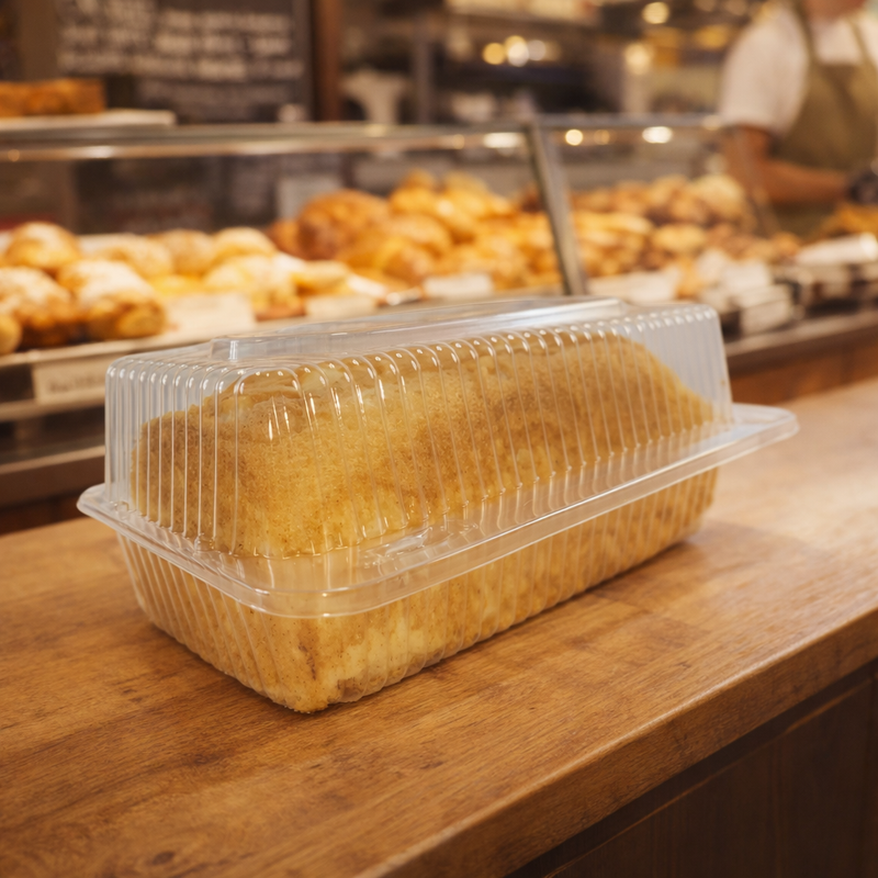 D & W Fine Pack Large Loaf or  Bakery Container - #CPC-360