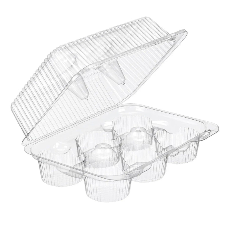 6 Count Cupcake Container with High Dome Lid - #CPC56