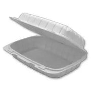 9 x 6 x 3 MFPP 1 Compartment Hinged Take Out Containers D&W Fine Pack