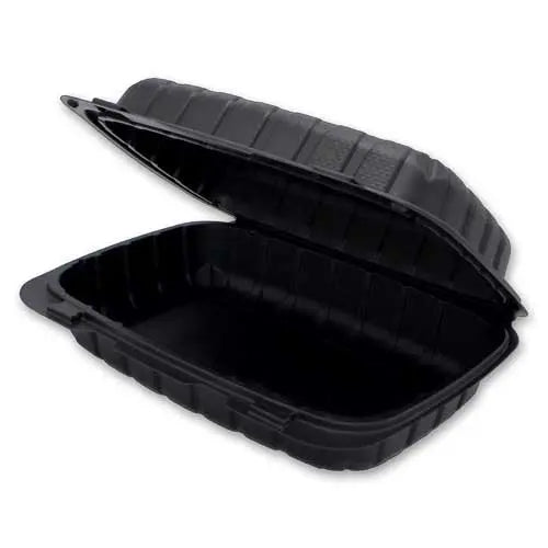9 x 6 x 3 MFPP 1 Compartment Hinged Take Out Containers D&W Fine Pack