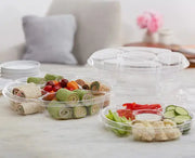 5 compartment veggie tray PL142C