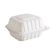 6 x 6 x 3 MFPP 1 Compartment Hinged Take Out Containers D&W Fine Pack