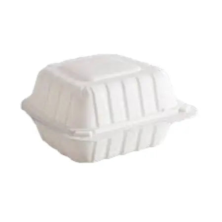 6 x 6 x 3 MFPP 1 Compartment Hinged Take Out Containers D&W Fine Pack