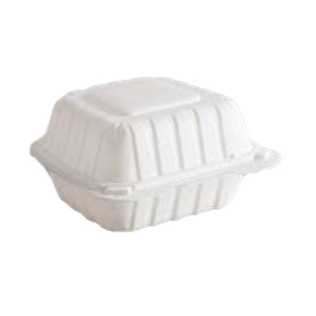 6 x 6 x 3 MFPP 1 Compartment Hinged Take Out Containers