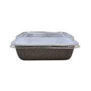 Earth Smart® 32 oz. Compostable Pressed Paperboard Container with Lid - #3288WL D&W Fine Pack