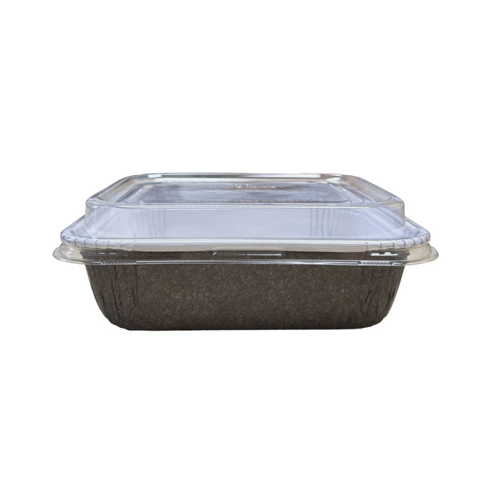 Earth Smart® 32 oz. Compostable Pressed Paperboard Container with Lid - #3288WL