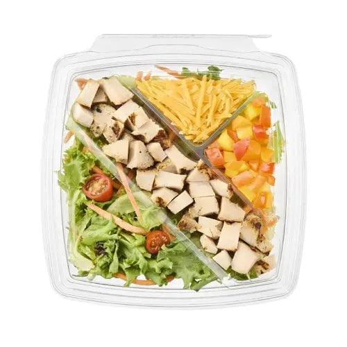 3 Compartment Triangular Tray Insert - #FMT3MPW Inline Plastics