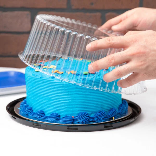 Contenedor de exhibición de plástico para pasteles de 9" para 1 o 2 capas n.° WG25 