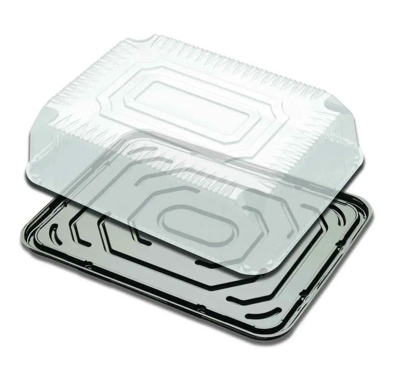 1/4 Size Sheet Cake Plastic Container with Low Dome Lid - #WG83