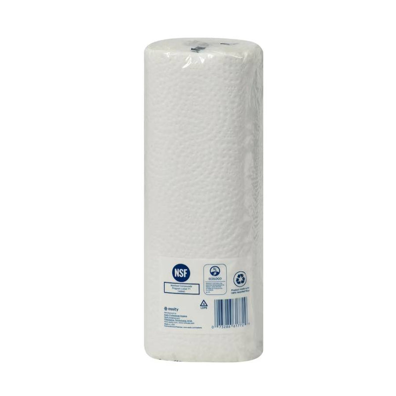 Tork 2 Ply Perforated White Roll Towel - #HB1990A