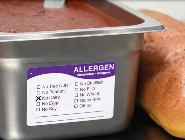 ToughMark™ Repositionable Allergen Labels - #I132104 DayMark Safety Systems